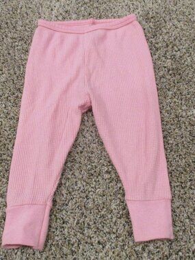Gerber Pull On Sweatpants Toddler Girls 2T Pink Elastic Joggers Pajama‎ Pants